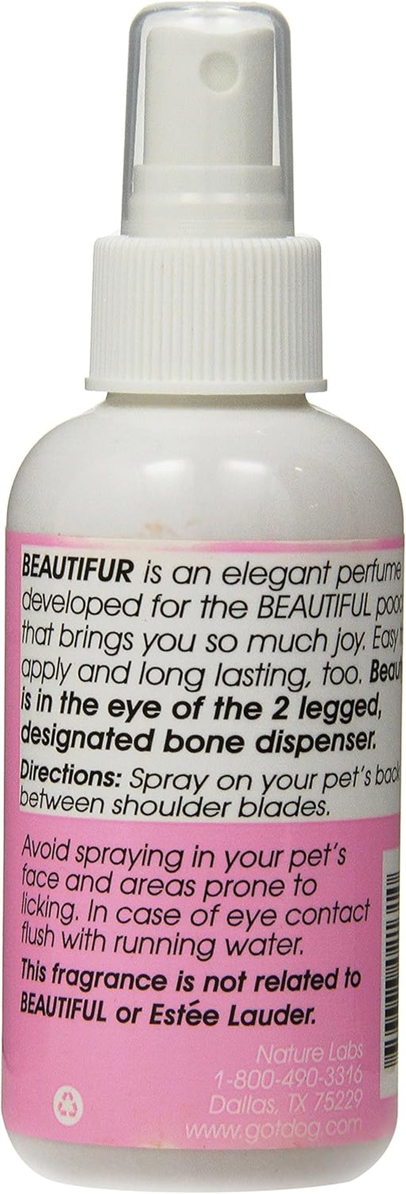 Designer Doggie Cologne, Beautifur, 4-Ounce