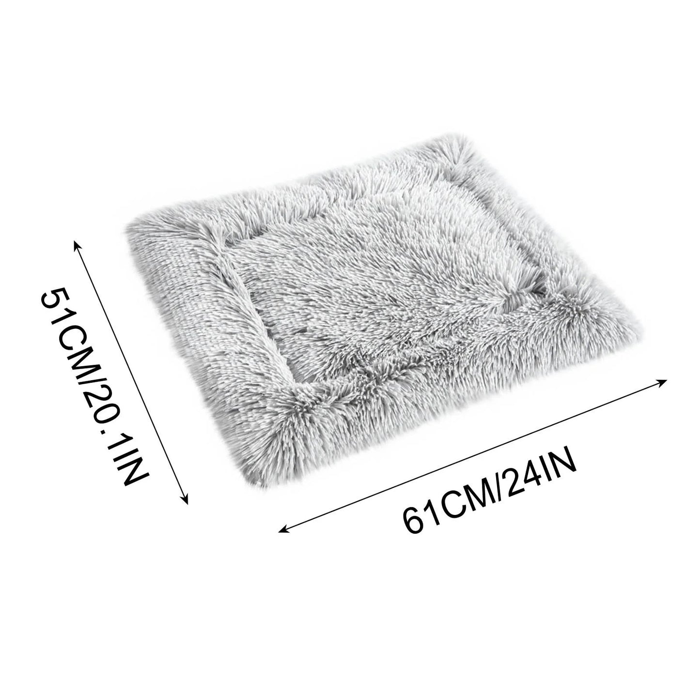 Dog Bed for Large Dogs, Cozy Calming Pet Bed for Dogs & Cats: Self-Warming, Anti-Anxiety, Non-Slip and Machine Washable 24X20 Inch