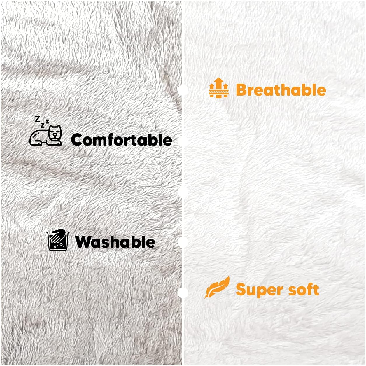 Dog Bed and Cat Bed, Washable Soft Dog Crates Soft Pet for Indoor and Outdoor - Large Blue