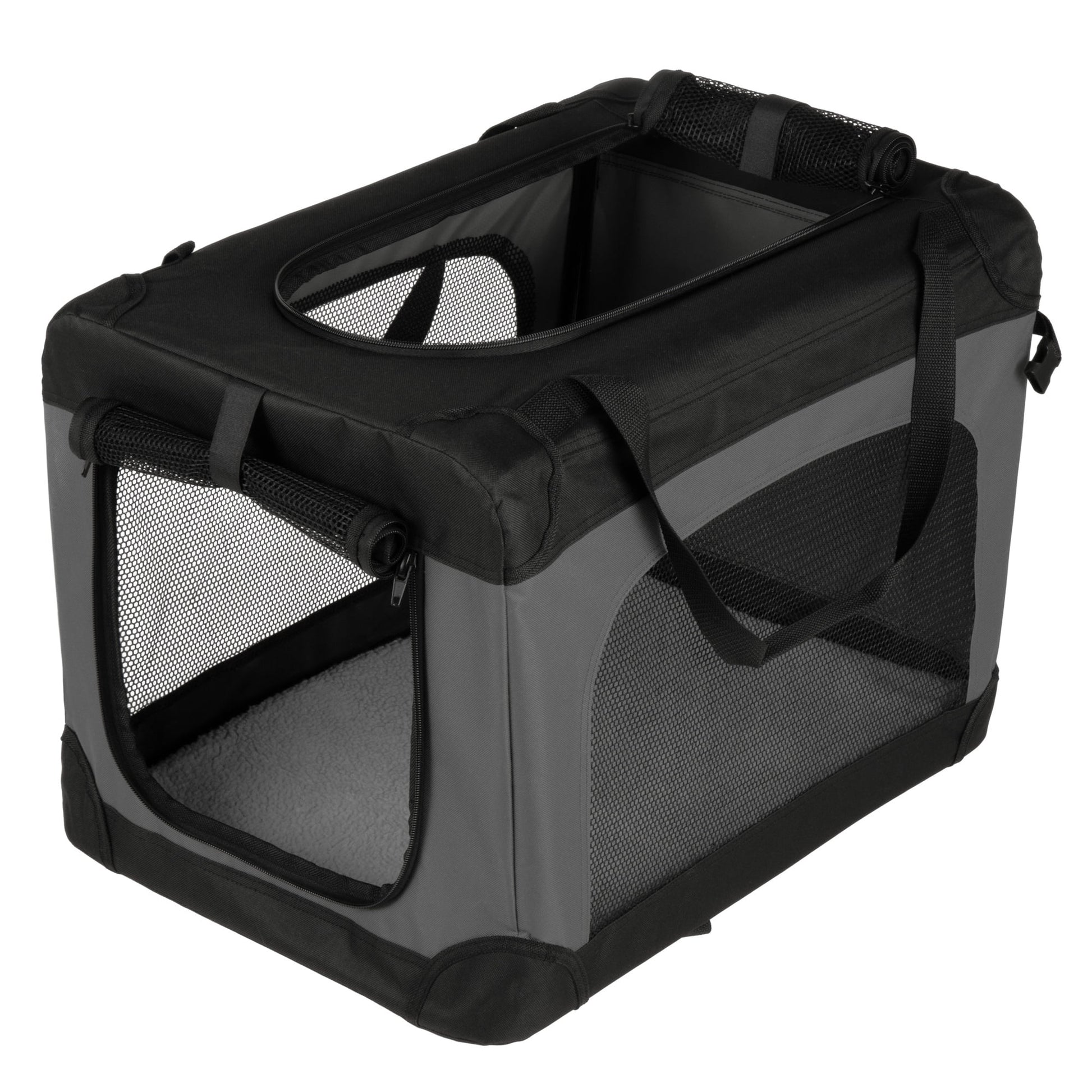 ® Pet Products Collapsible Pet Crate, Black, Large, 24 Lb Limit