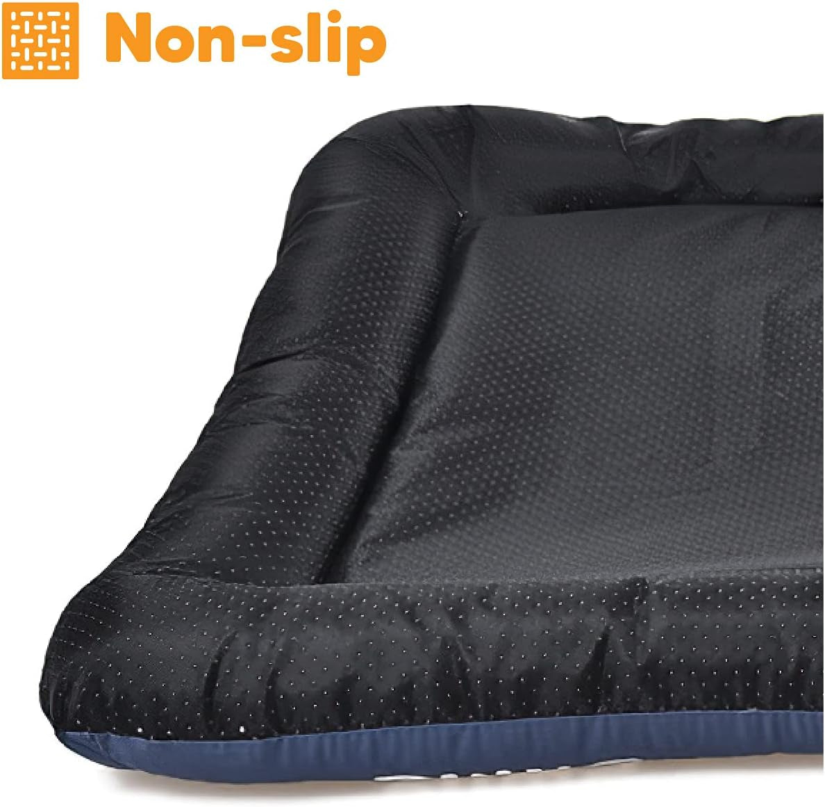 Dog Bed and Cat Bed, Washable Soft Dog Crates Soft Pet for Indoor and Outdoor - Large Blue