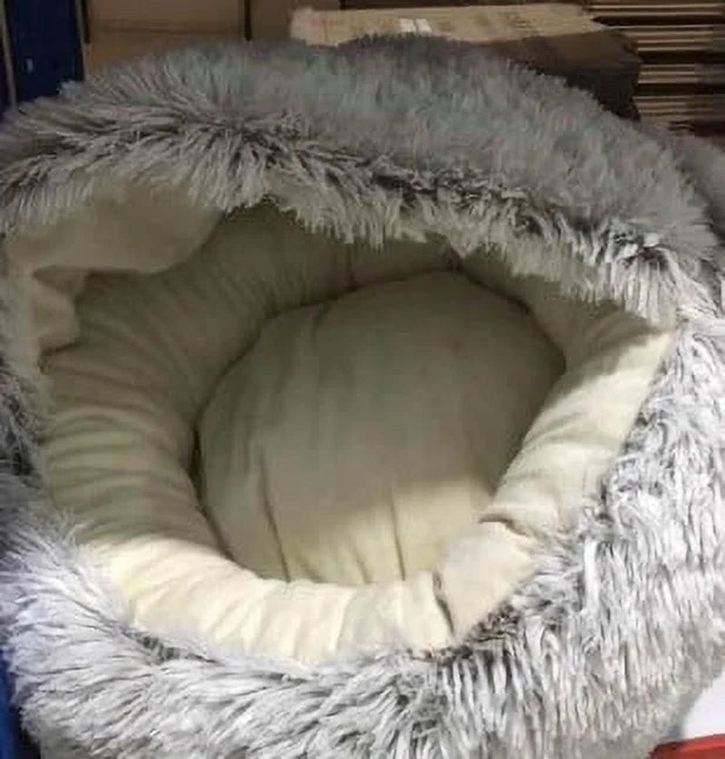 Cat Beds for Indoor/Outdoor Cats Clearance,Dog round Winter Warm Sleeping Bag Plush Soft Pet Bed Calming Bed