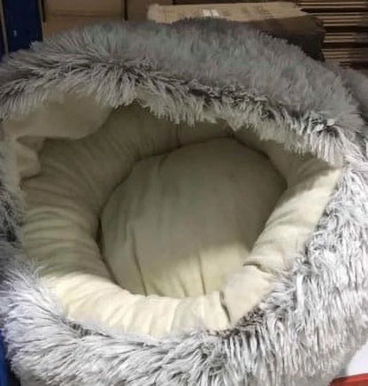 Cat Beds for Indoor/Outdoor Cats Clearance,Dog round Winter Warm Sleeping Bag Plush Soft Pet Bed Calming Bed