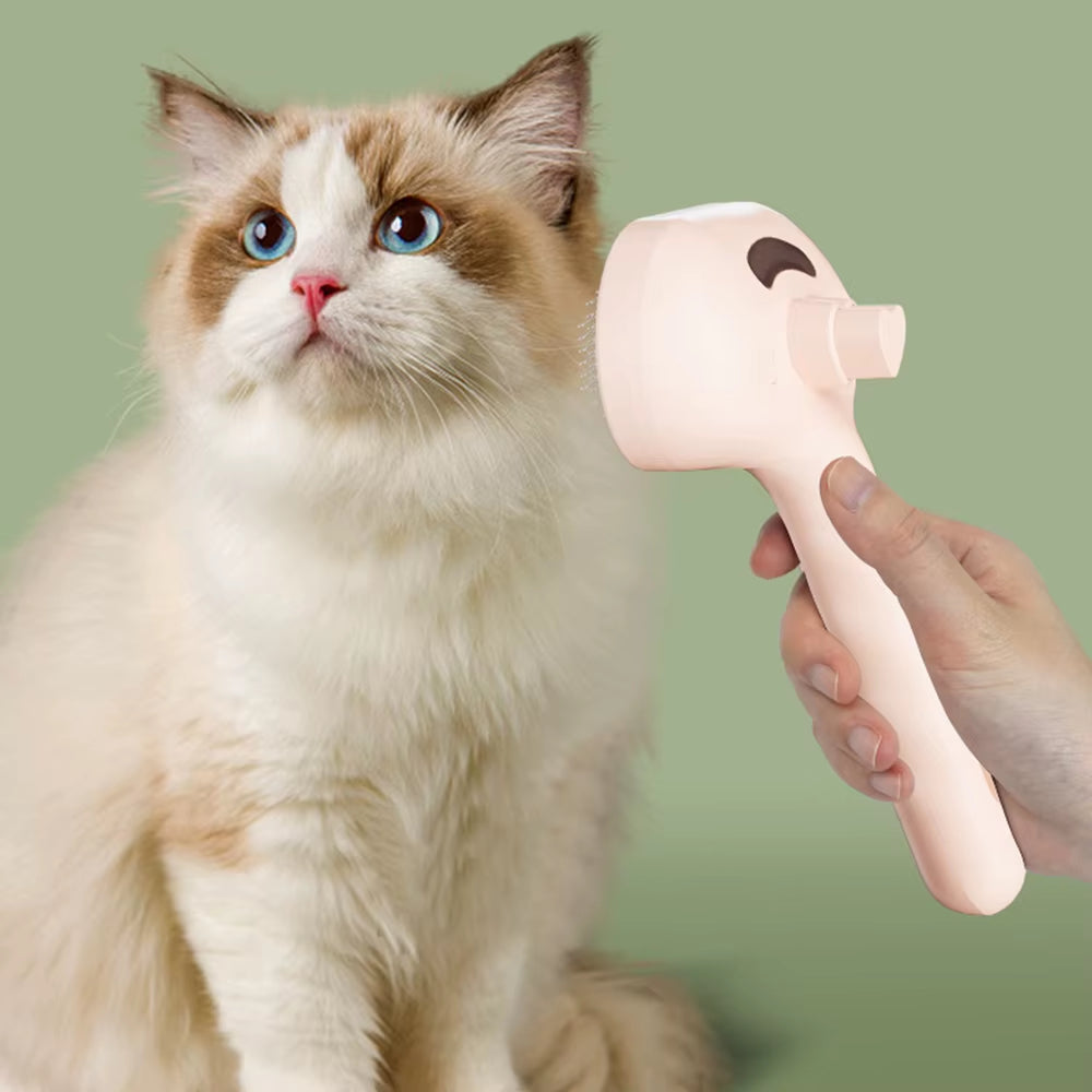 Steam Spray Dog Grooming Brush Unique Steam Brush for Dogs Luxury Grooming Brush Dog Steam Brush C