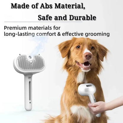 Steam Spray Dog Grooming Brush Unique Steam Brush for Dogs Luxury Grooming Brush Dog Steam Brush C
