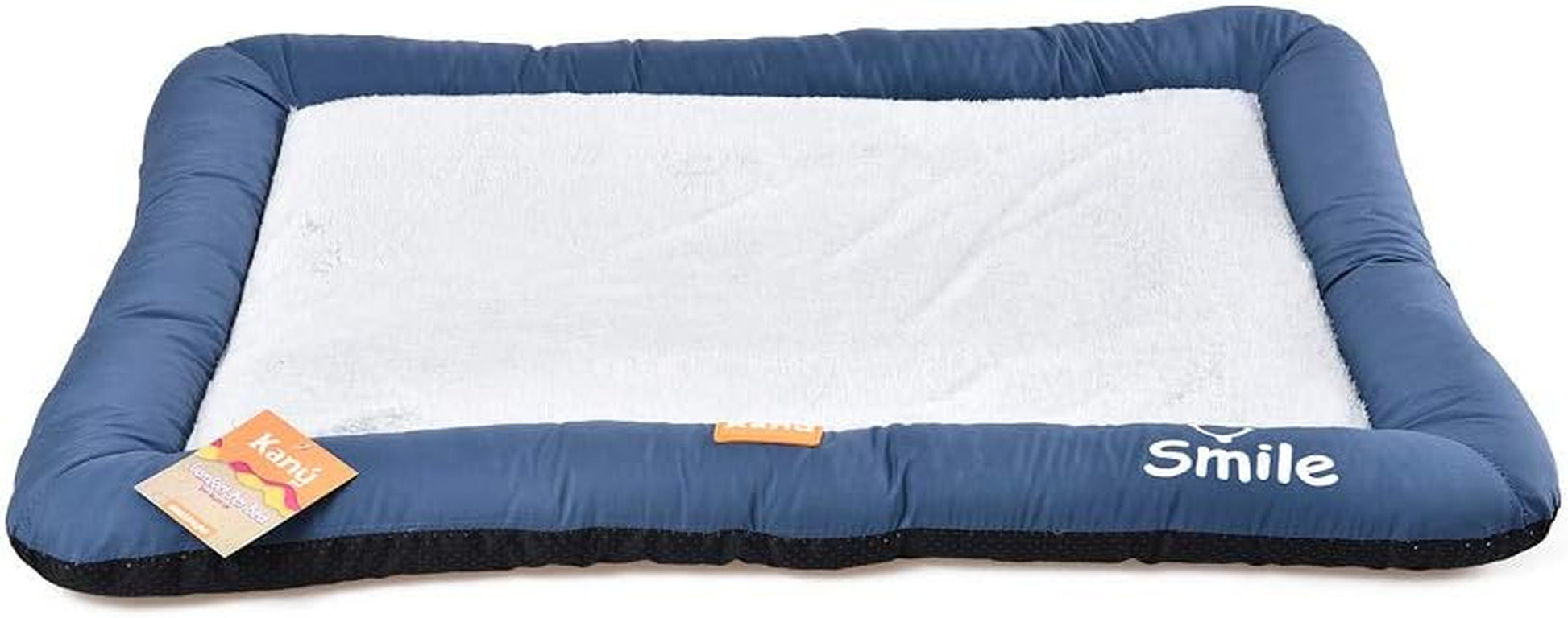 Dog Bed and Cat Bed, Washable Soft Dog Crates Soft Pet for Indoor and Outdoor - Large Blue