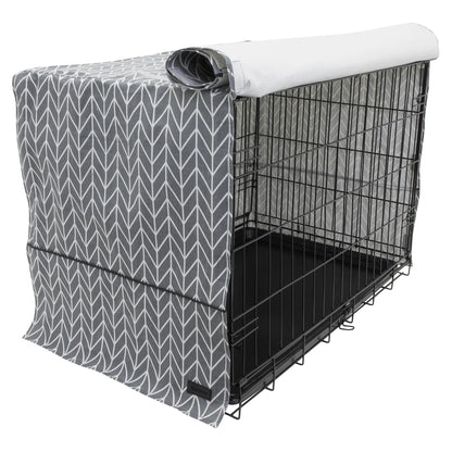 24" Gray Crate Cover