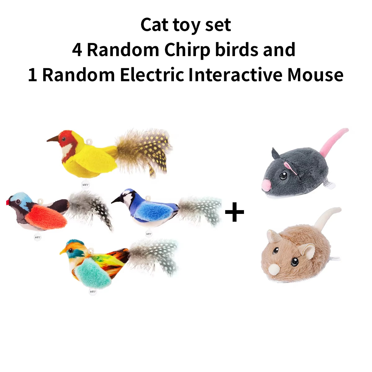 Electric Interactive Mouse Cat Toys Funny Plush Toy Smart Pet Interactive Movement Toys Fast Moving Pet Cat Accessories