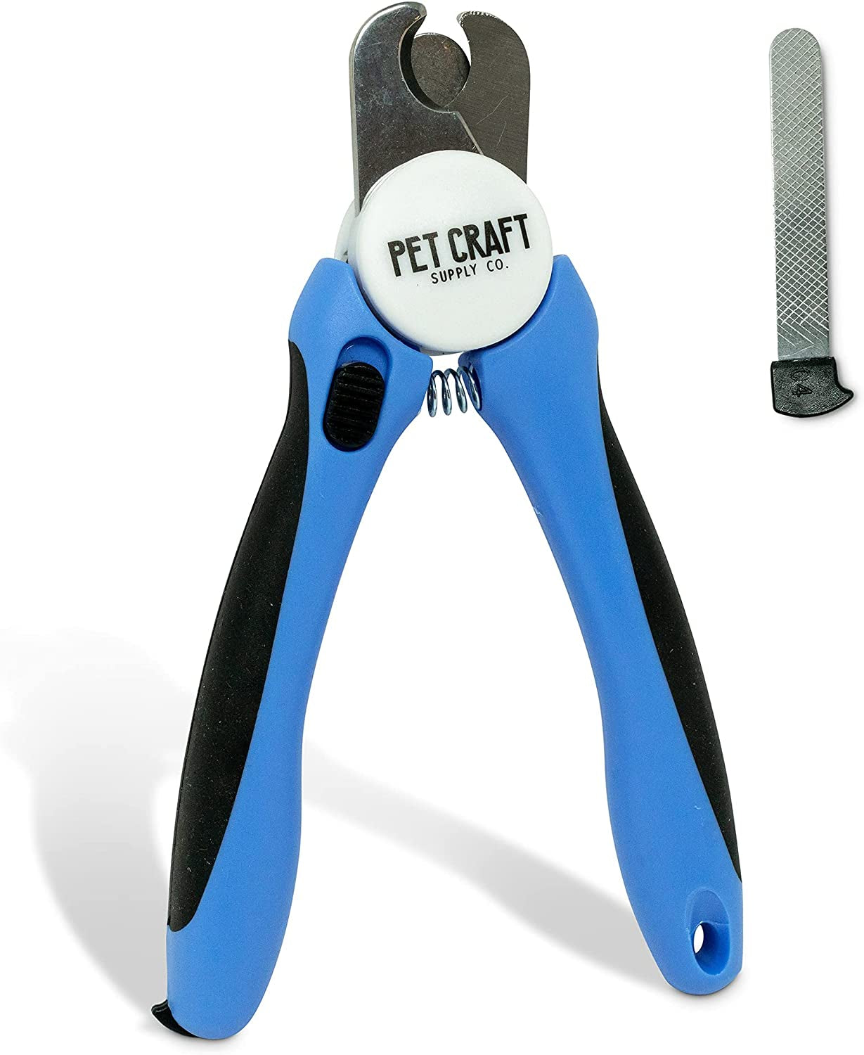 Dog & Cat Pets Nail Clippers and Trimmers - with Safety Guard to Avoid over Cutting, Bonus Nail File - Essential Puppies Supplies Grooming Kit