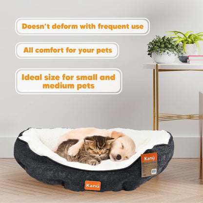 Dog Bed and Cat Bed, Washable Dog Bed, Super Soft, Breathable and Non Slip Bed for Indoor and Outdoor