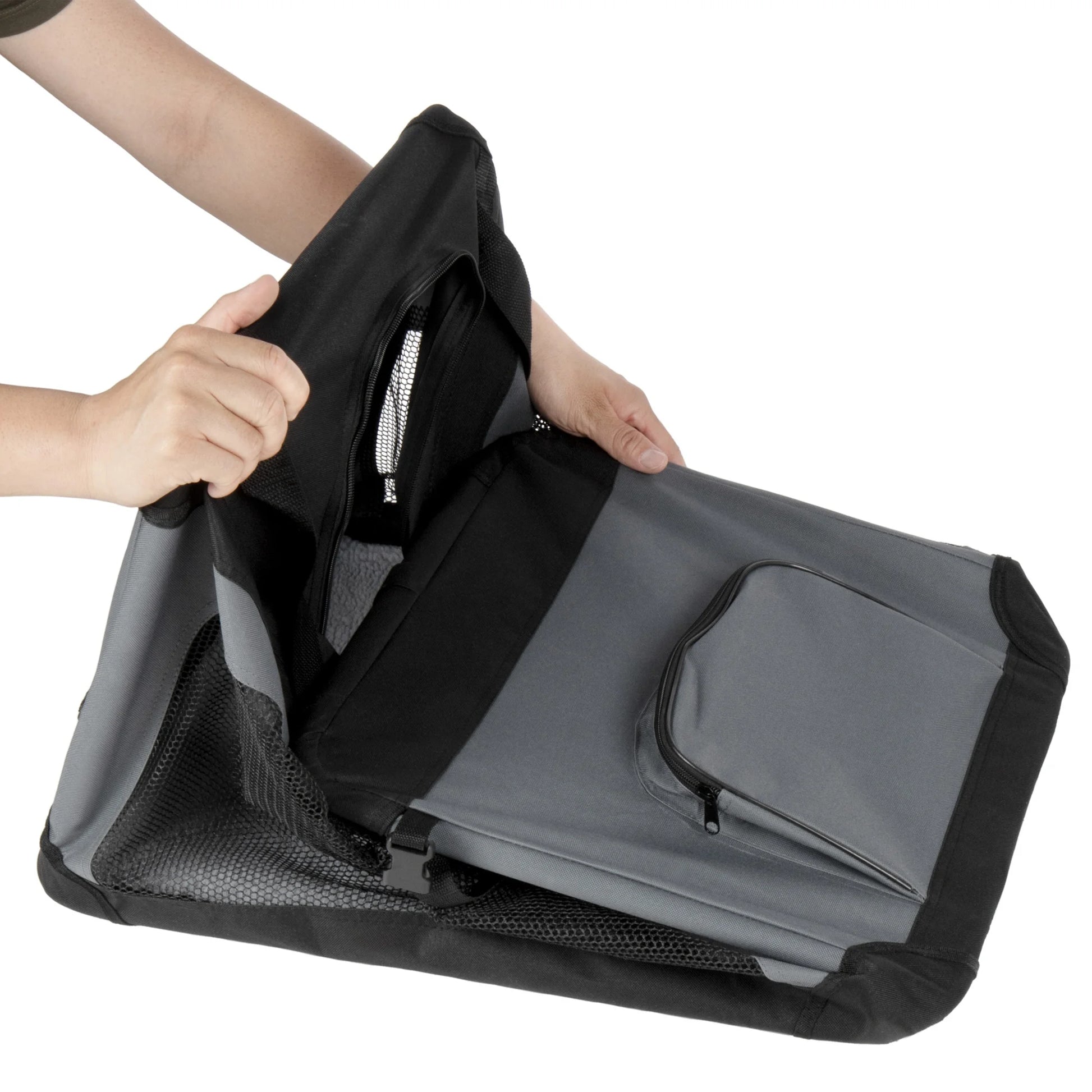 ® Pet Products Collapsible Pet Crate, Black, Large, 24 Lb Limit