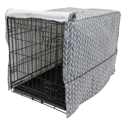 24" Gray Crate Cover